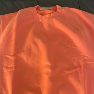 Essentials Fear of God Peach Sweatshirt size Large